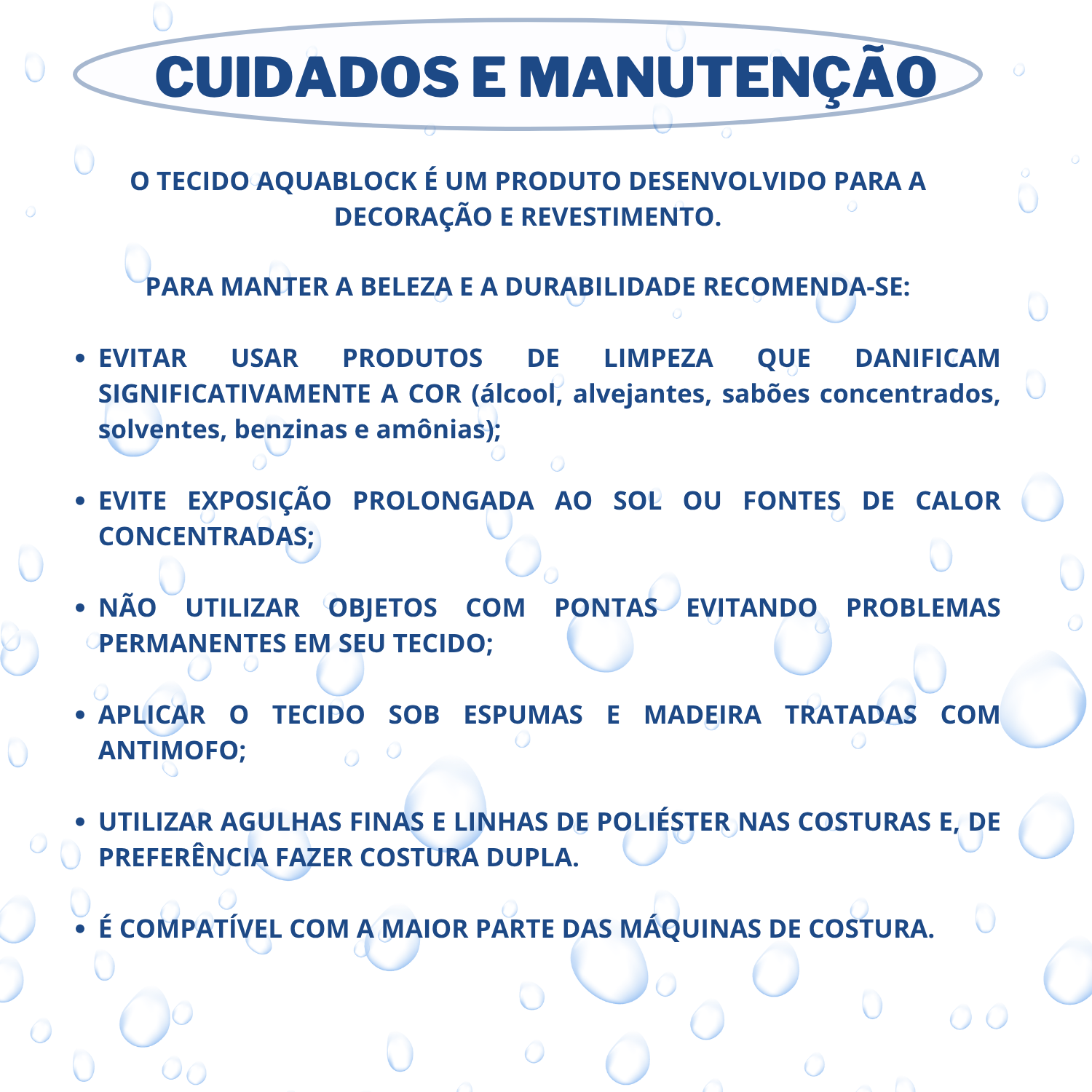 Mercantil Nova Estrela - Tecido Acquablock Interno Karsten